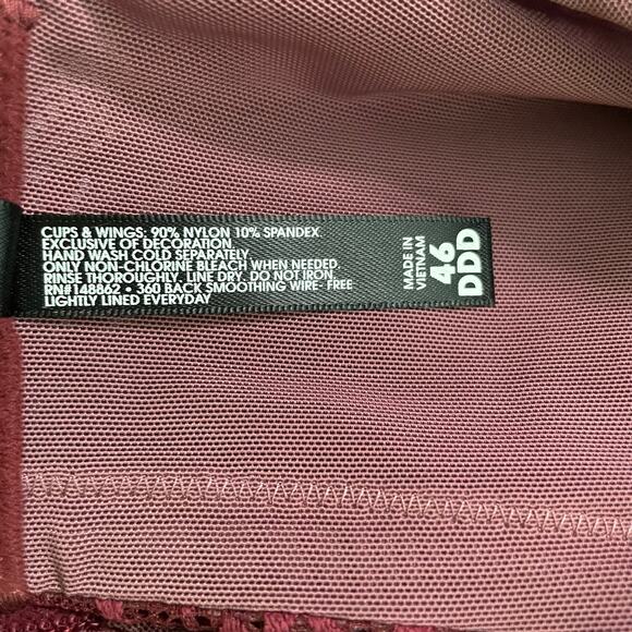 Torrid NWT Lightly Lined Everyday Wire-Free Bra Red 360° Back Smoothing 46DDD - Picture 11 of 11